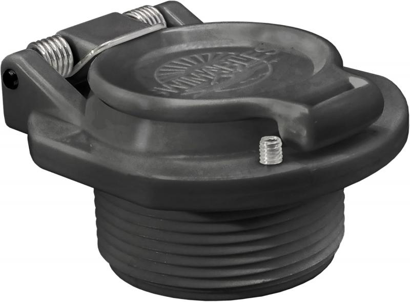 VAC LOCK 1.5" MPT - BLACK