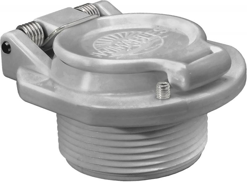 VAC LOCK 1.5" MPT - LIGHT GRAY