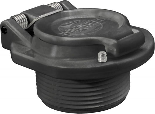 VAC LOCK 1.5" MPT - BLACK