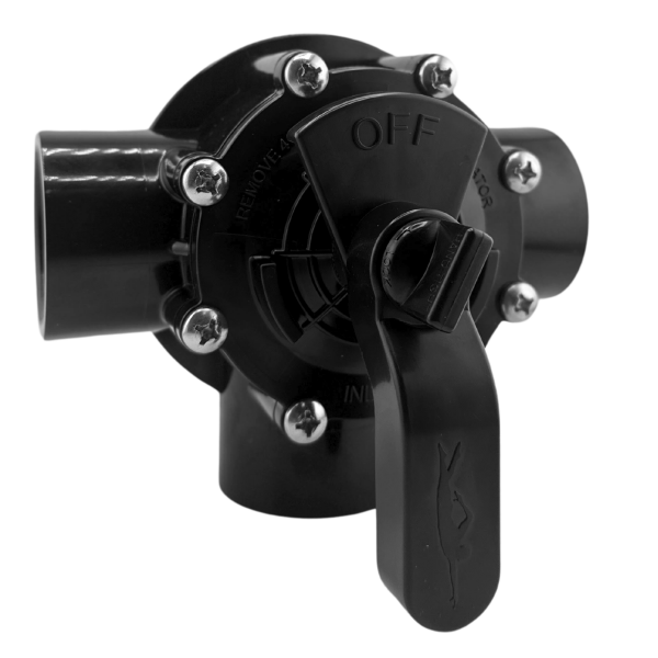 SWIMABLES 3 PORT CPVC DIVERTER VALVE - 1.5" X 2"