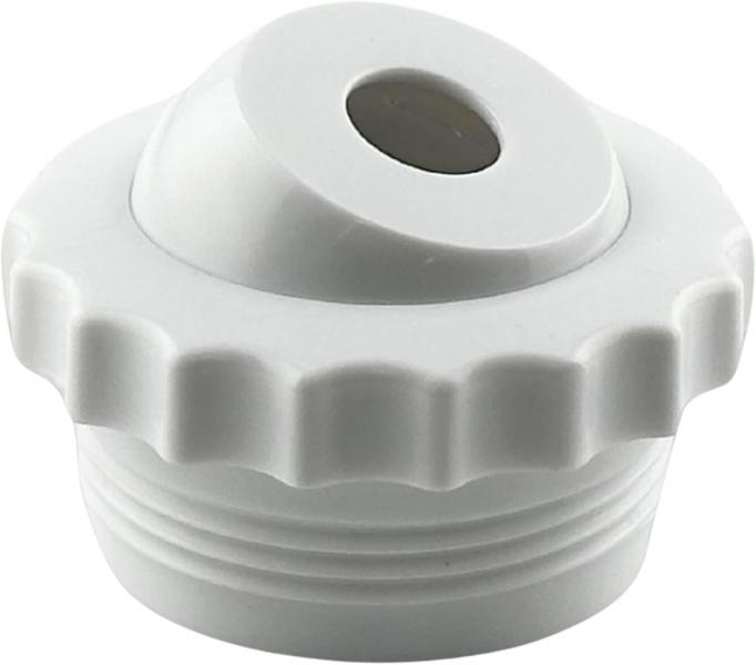 1.5" THREADED DIRECTIONAL FITTING | 1/2" EYEBALL - WHITE