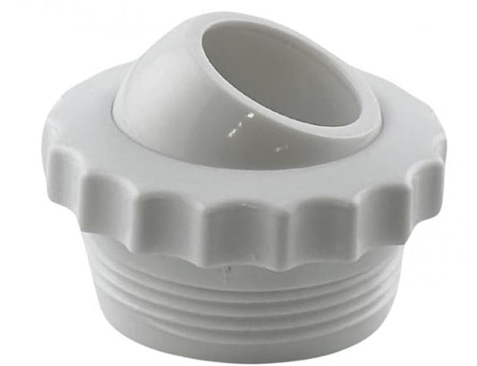 1.5" THREADED DIRECTIONAL FITTING | 1" EYEBALL - WHITE