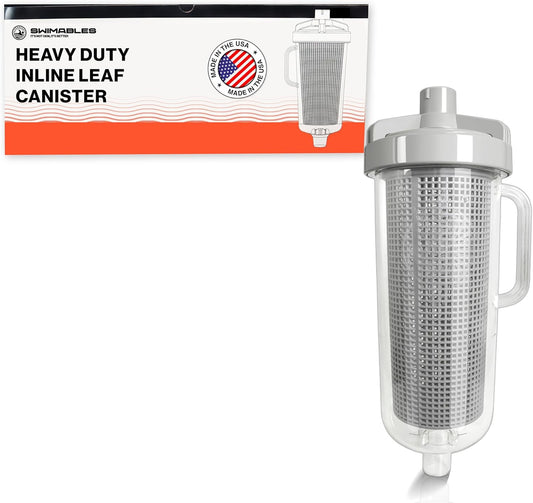 LARGE CAPACITY LEAF CANISTER WITH HEAVY DUTY BASKET