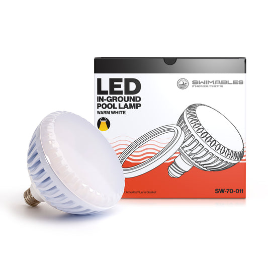 LED POOL LIGHT 300W REPLACEMENT LAMP - WARM WHITE 120V